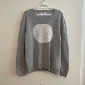 Saturdays New York City Grey Knit Crewneck Sweatshirt - XL